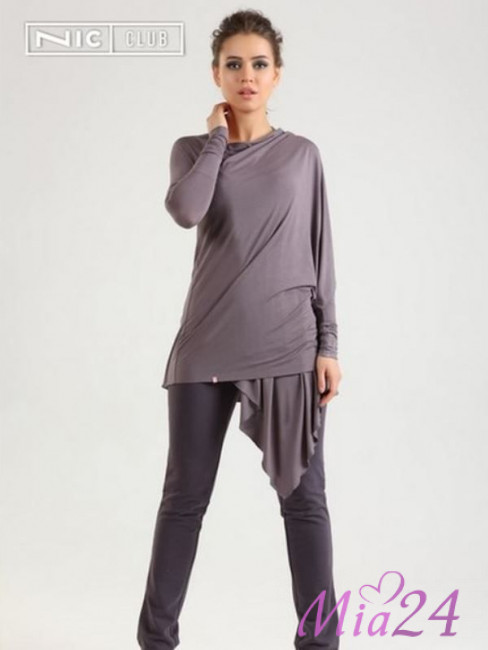 1502 Кардиган из трикотажа Grafite