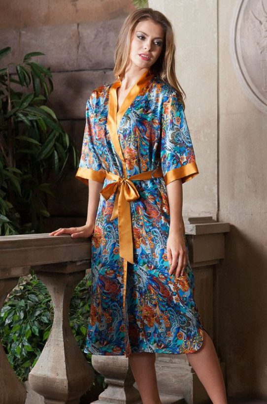 Халат шелковый Mia-Mia "Yesenia" 15139