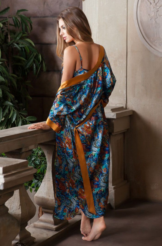 Халат шелковый Mia-Mia "Yesenia" 15139