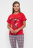 729 Комплект женский "Cleo" красные цветы
