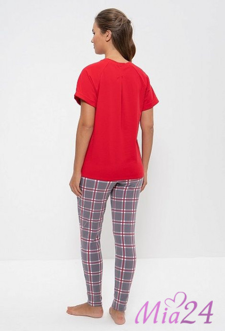 729 Комплект женский "Cleo" красные цветы