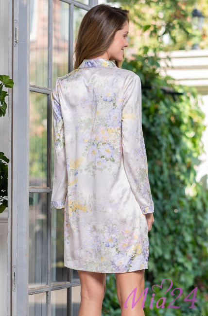 Халат на пуговицах шелковый Mia-Amore "Lilianna" 3257 Халат на пуговицах шелковый Mia-Amore "Lilianna" 3257