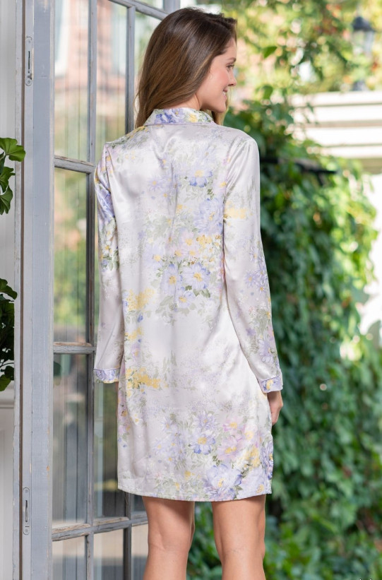 Халат на пуговицах шелковый Mia-Amore "Lilianna" 3257