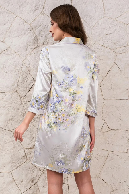 Халат на пуговицах шелковый Mia-Amore "Lilianna" 3257