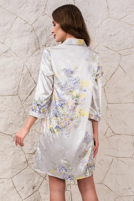 Халат на пуговицах шелковый Mia-Amore "Lilianna" 3257