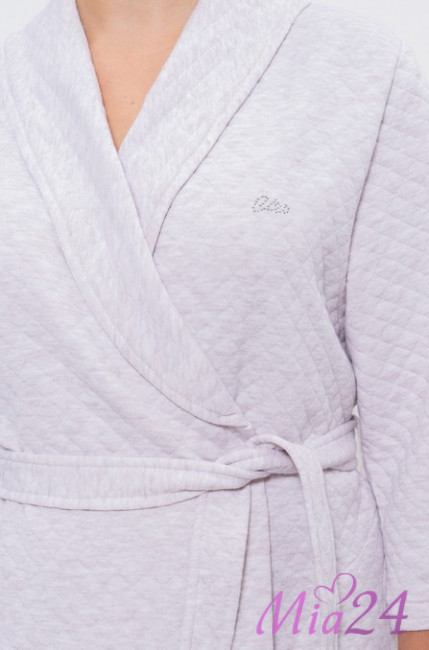 Халат домашний женский "Cleo" 843 бежевый Халат домашний женский "Cleo" 843 бежевый