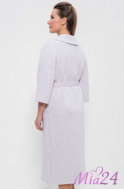 Халат домашний женский "Cleo" 843 бежевый Халат домашний женский "Cleo" 843 бежевый