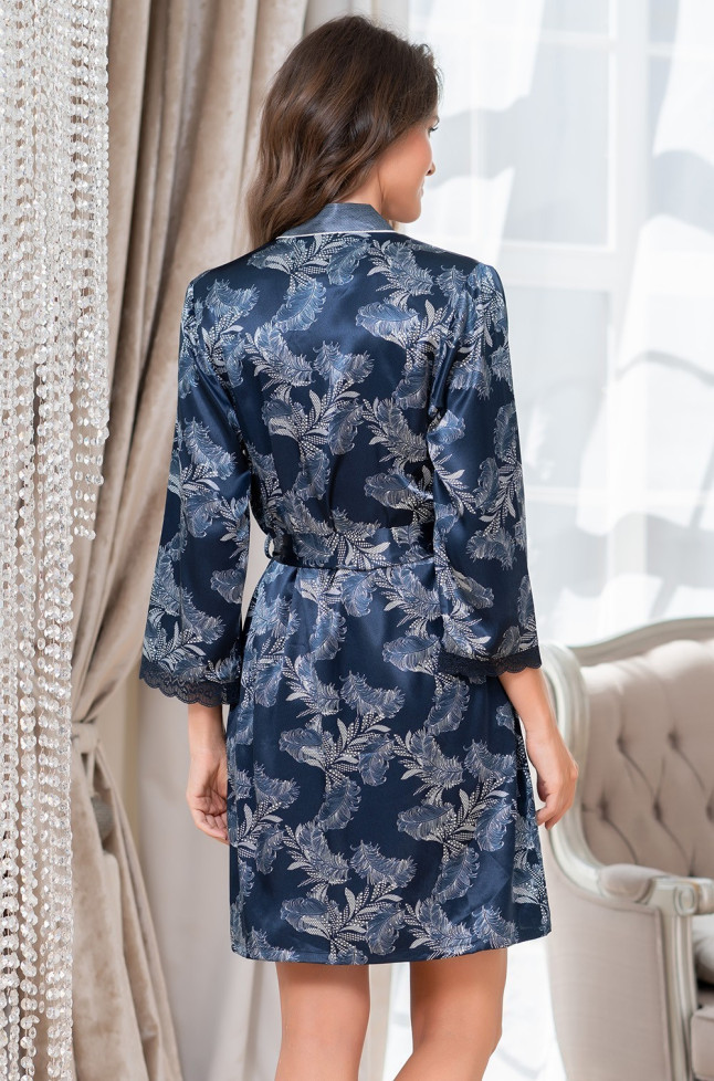 Халат женский шелковый Mia-Amore Vanessa 3773