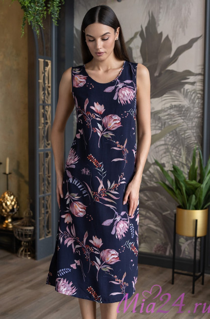 Сорочка женская из вискозы Mia-Amore "Night Garden" 5198