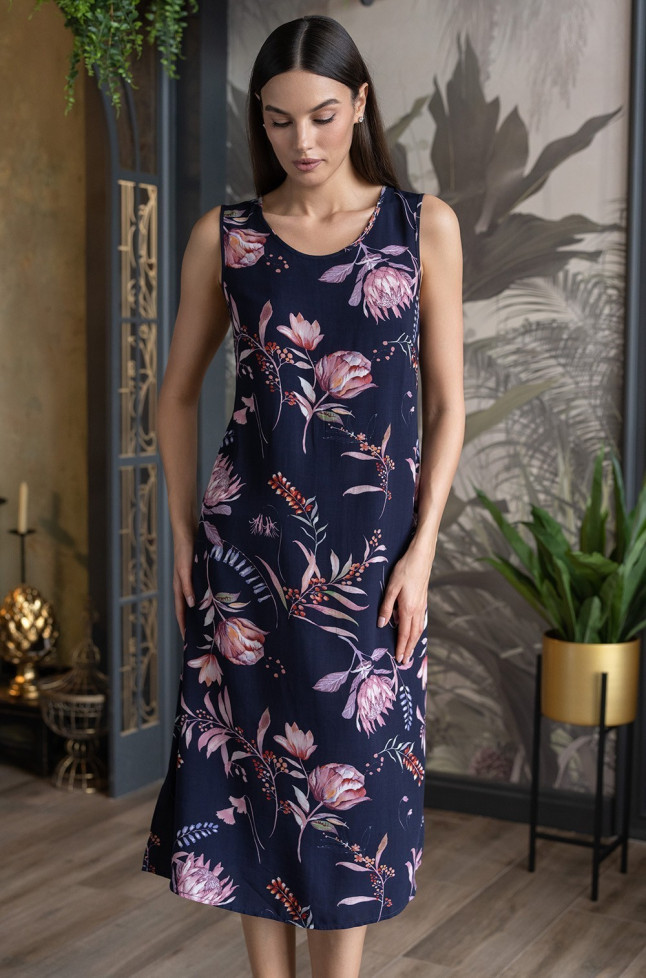 Сорочка женская из вискозы Mia-Amore "Night Garden" 5198