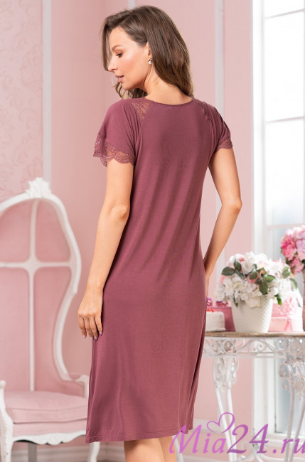 Сорочка женская из вискозы Mia-Amore "Leticia" 1675 какао