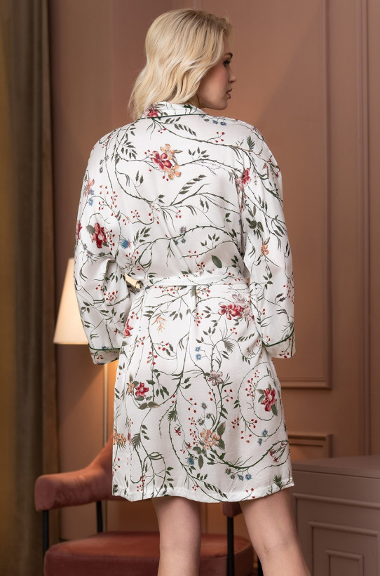 Халат женский из шелка с вискозой Mia-Amore "Melody" 3933