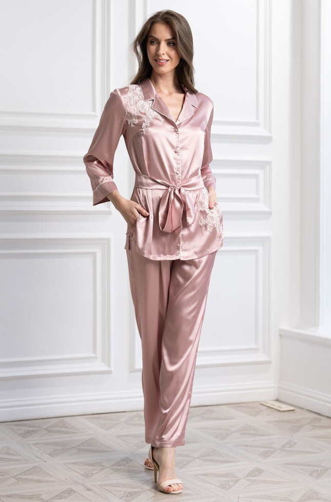 Комплект домашний женский Mia-Amore "Fellini" 3915 пудра 
