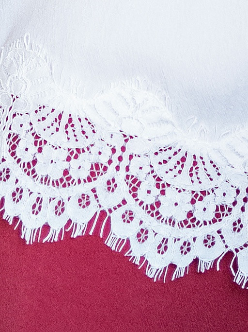 Топ женский с кружевом Opium Home &amp; Sleepwear M-67 белый