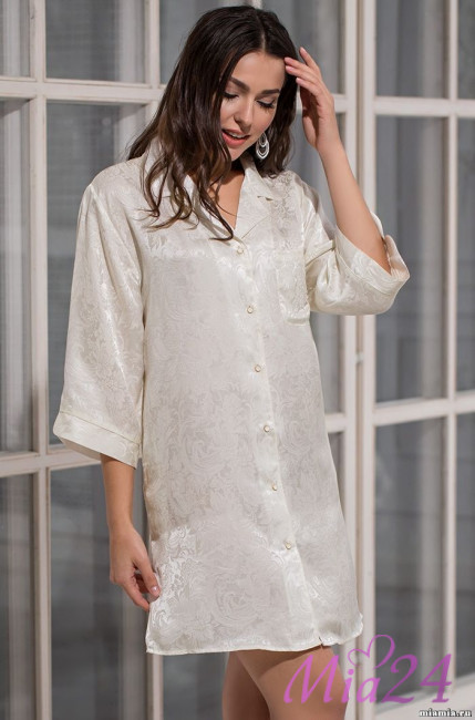 3177 Рубашка шелковая "Nika"