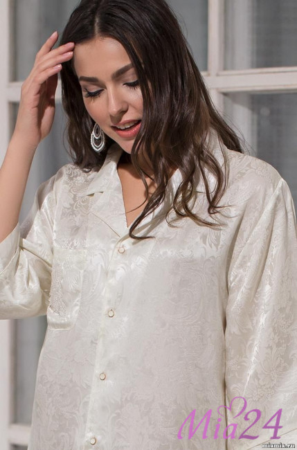 3177 Рубашка шелковая "Nika"