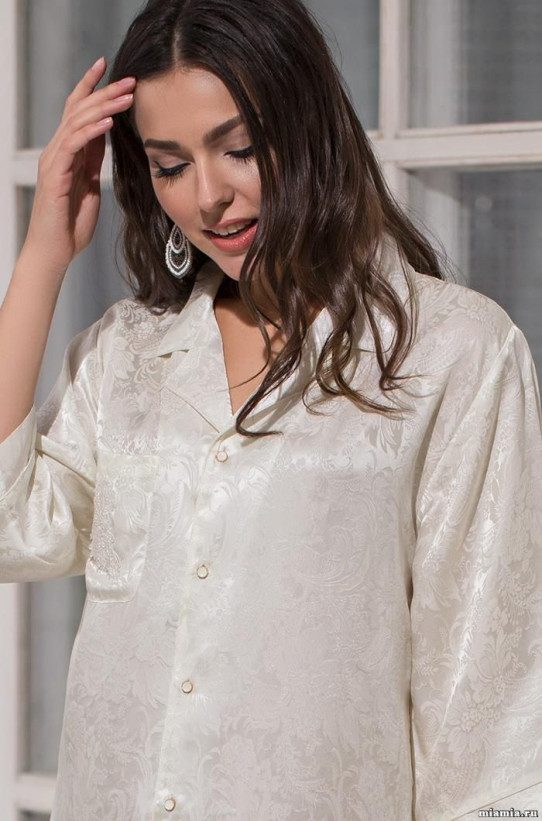 3177 Рубашка шелковая "Nika"