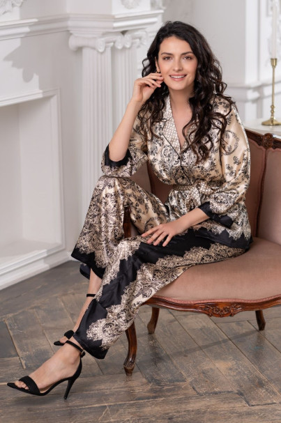 Комплект домашний шелковый Mia-Amore "Penelopa" 3696