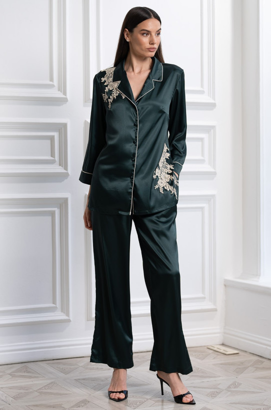 Комплект домашний женский Mia-Amore "Fellini" 3915 малахит