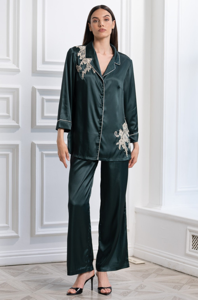 Комплект домашний женский Mia-Amore "Fellini" 3915 малахит