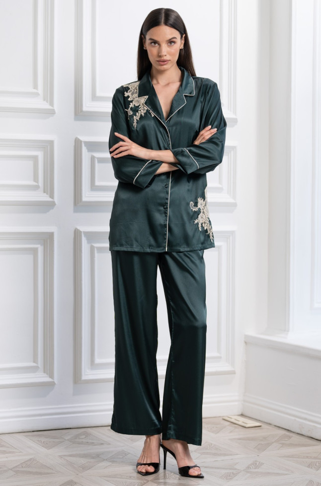 Комплект домашний женский Mia-Amore "Fellini" 3915 малахит