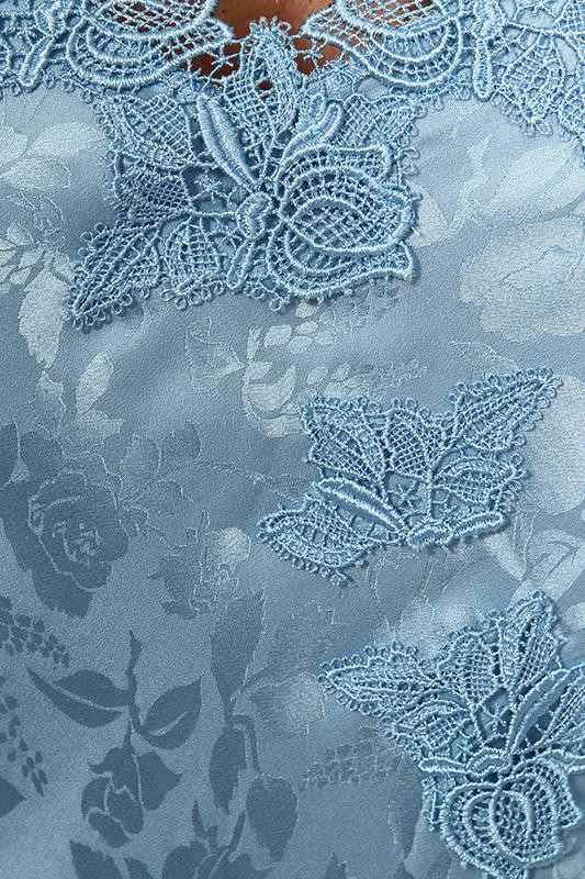 Пижама шелковая Mia-Amore "Diana" 5832 голубой