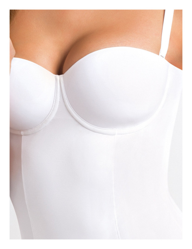 Боди из микрофибры Sielei "Comfort Fit" 1842 белый 