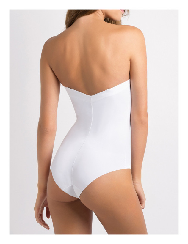 Боди из микрофибры Sielei "Comfort Fit" 1842 белый 