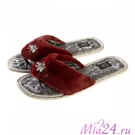 KT-70144 Тапочки домашние "Бордо"