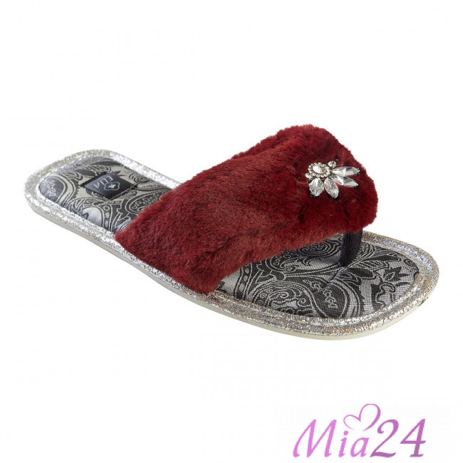 KT-70144 Тапочки домашние "Бордо"