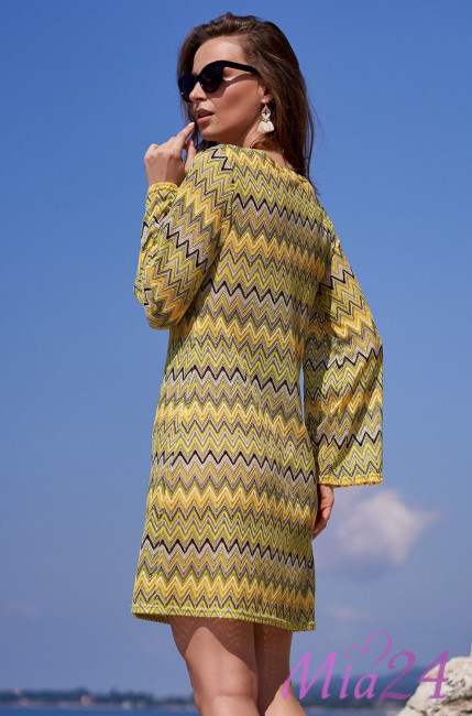 Туника пляжная Mia-Amore"Missoni" 8240 желтый