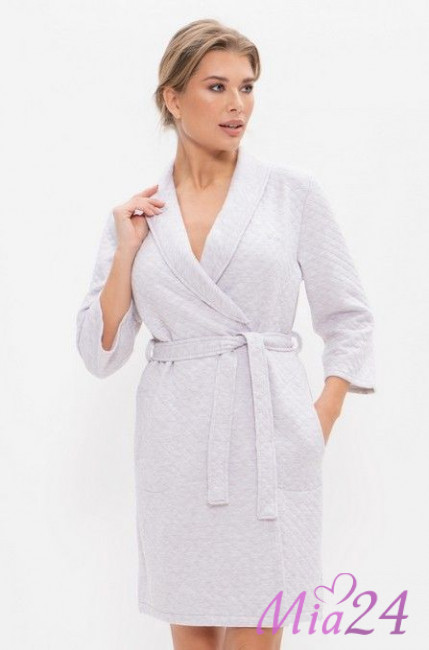 Халат домашний женский "Cleo" 844 бежевый