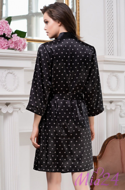 Халат женский Mia-Mella "Clever" 8943 черный