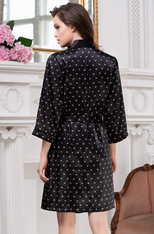 Халат женский Mia-Mella "Clever" 8943 черный