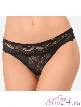Трусы стринг Leilieve "Frou Frou" 3234 черный 