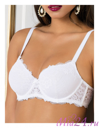 Бюстгальтер балконет "Wonder Lace" Sielei 2454 белый  Бюстгальтер балконет "Wonder Lace" Sielei 2454 белый