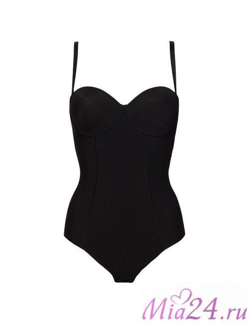 Боди из микрофибры Sielei "Comfort Fit" 1842 черный