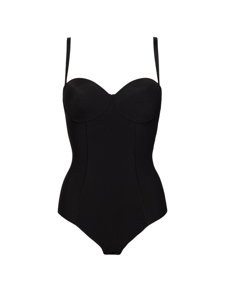 Боди из микрофибры Sielei "Comfort Fit" 1842 черный