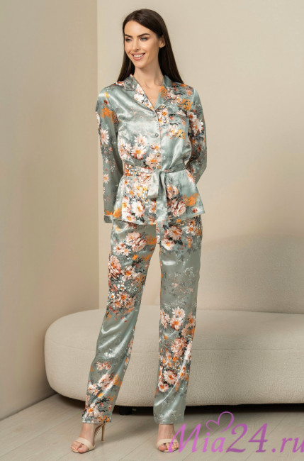 Комплект-тройка женский домаший шелковый Mia-Amore "Azalia" 4417 Комплект-тройка женский домаший шелковый Mia-Amore "Azalia" 4417