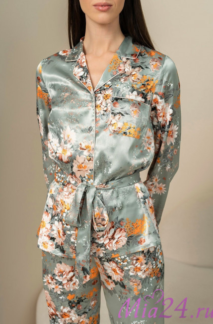 Комплект-тройка женский домаший шелковый Mia-Amore "Azalia" 4417 Комплект-тройка женский домаший шелковый Mia-Amore "Azalia" 4417