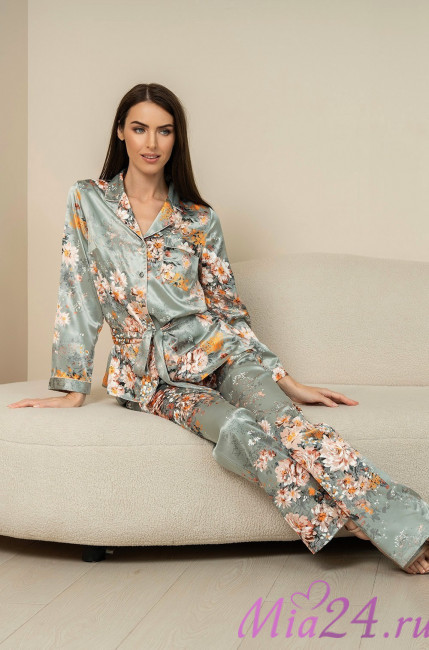 Комплект-тройка женский домаший шелковый Mia-Amore "Azalia" 4417 Комплект-тройка женский домаший шелковый Mia-Amore "Azalia" 4417