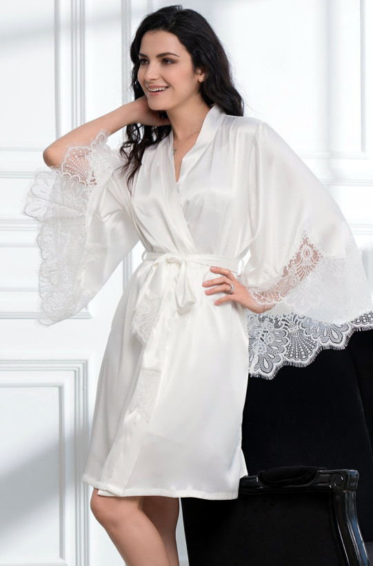 Халат женский Mia-Amore "Afrodita" 2163 белый