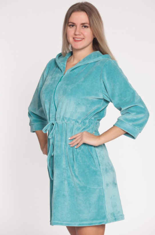 Халат короткий велюровый "Весталия" 3770
