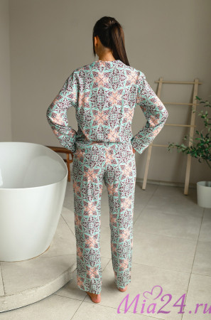 Комплект домашний женский с брюками Mia-Mia "Simona" 16538