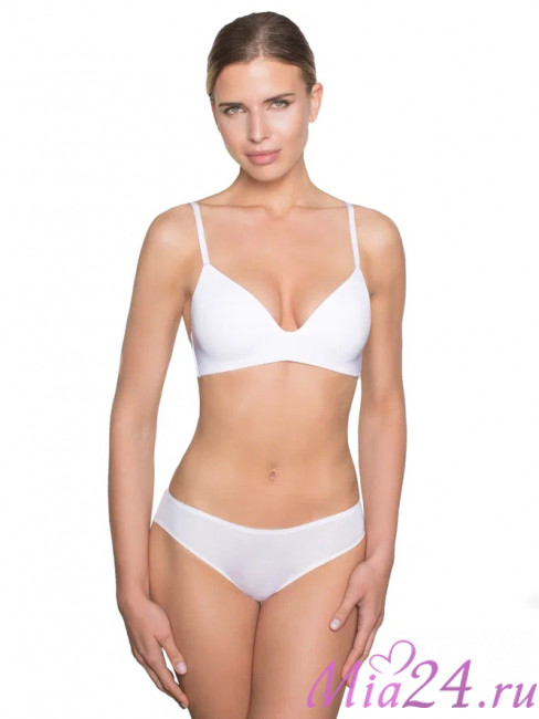 Бюстгальтер балконет без косточек "Milla" Amelie 2018 белый