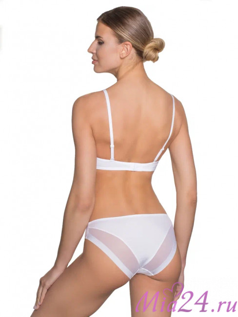 Бюстгальтер балконет без косточек "Milla" Amelie 2018 белый