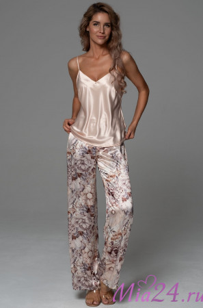 Комплект-тройка женский Laurel 4787 'Mia-Amore' - жакет, топ и брюки, шелковый 