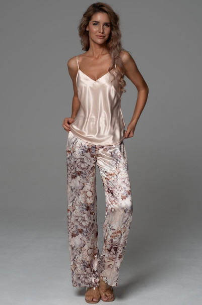 Комплект-тройка женский Laurel 4787 'Mia-Amore' - жакет, топ и брюки, шелковый 