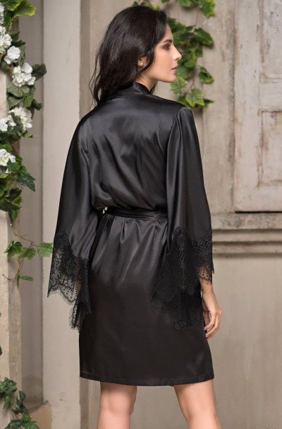 Халат женский Mia-Amore "Afrodita" 2163 черный