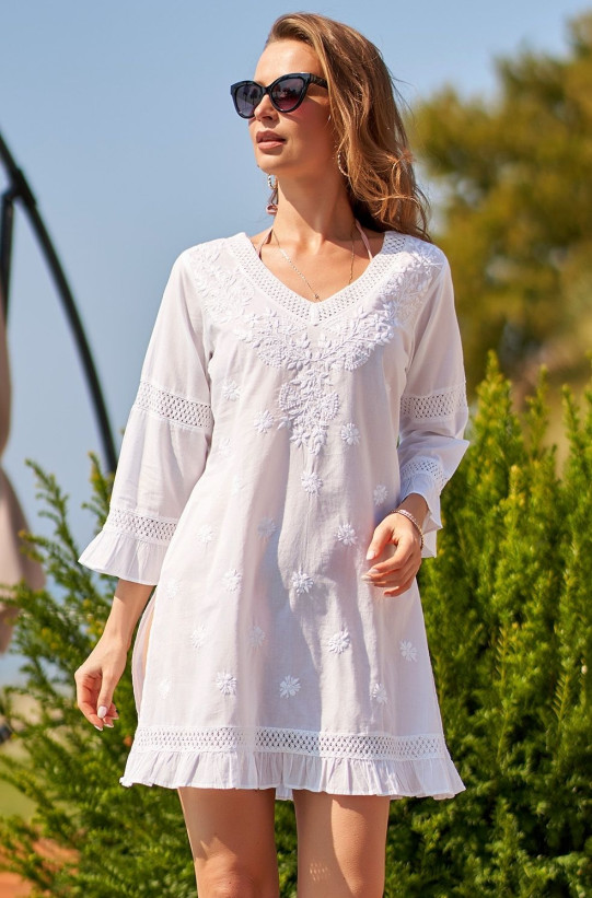 Пляжная туника из хлопка Mia-Amore "Argentina" 1361